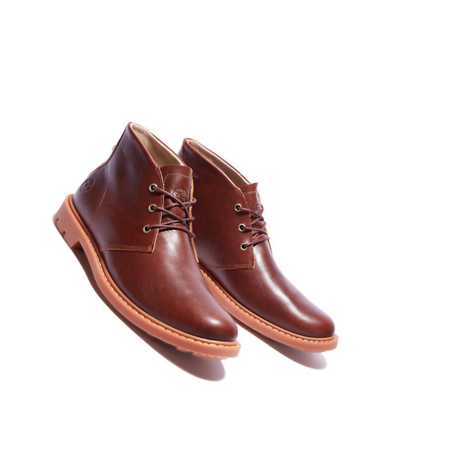 Timberland Belanger EK+ Mid Chukka Bakancs Férfi Barna | HU-162ZVJD