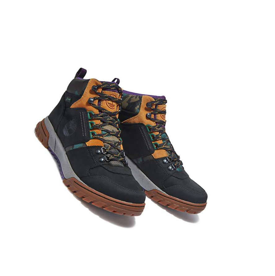 Timberland Boulder Trail Trekker Chukka Túrabakancs Férfi Fekete | HU-769LKHW