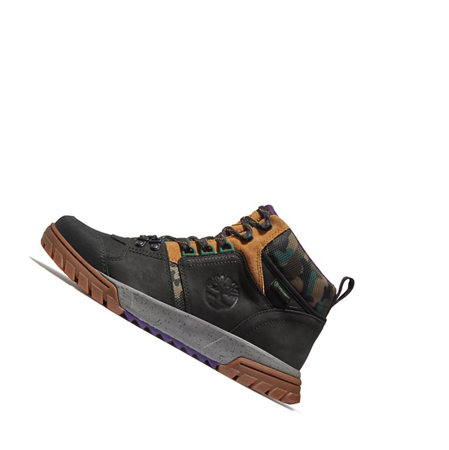 Timberland Boulder Trail Trekker Chukka Túrabakancs Férfi Fekete | HU-769LKHW