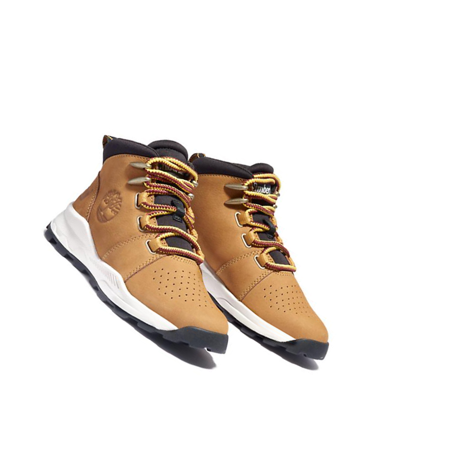 Timberland Brooklyn Csipke-Up Tornacipő Gyerek Barna | HU-209JIPL