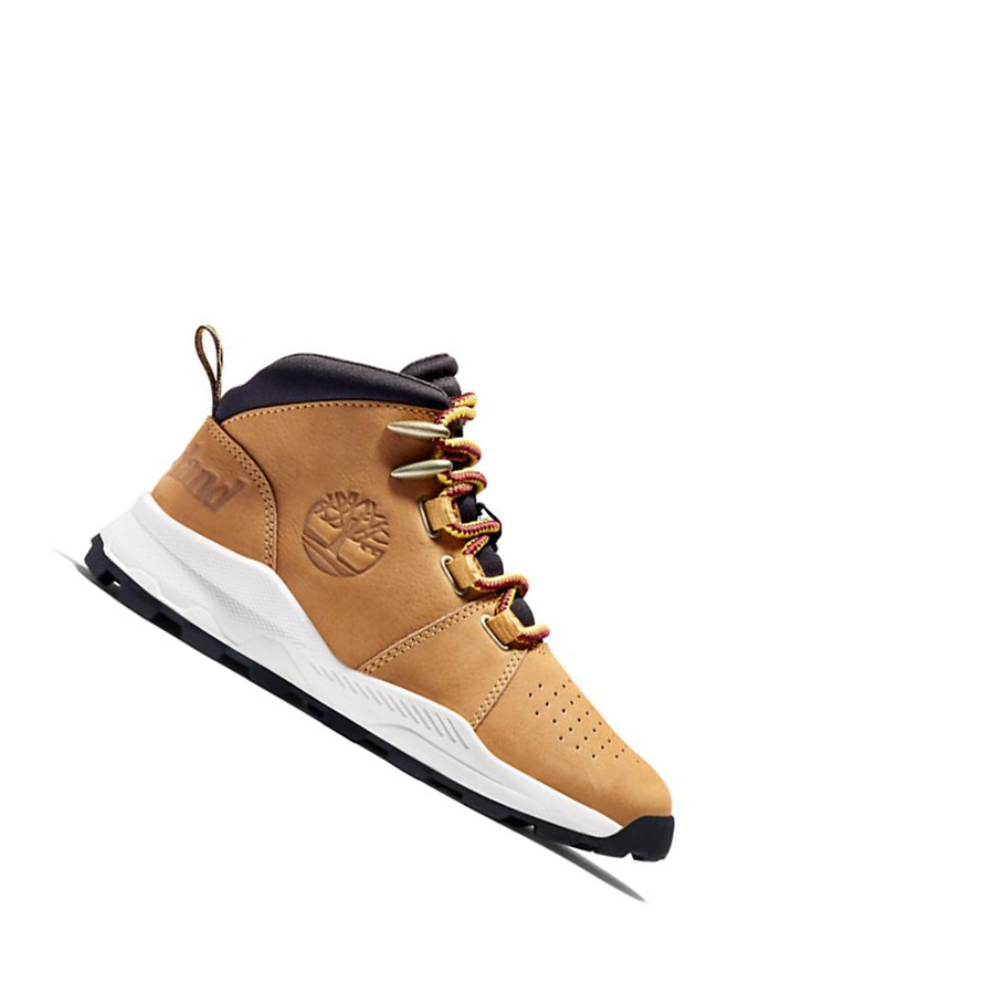 Timberland Brooklyn Csipke-Up Tornacipő Gyerek Barna | HU-209JIPL