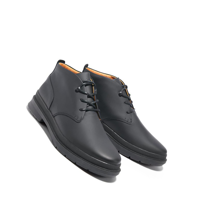 Timberland CC Boulevard Chukka Bakancs Férfi Fekete | HU-023AYDF