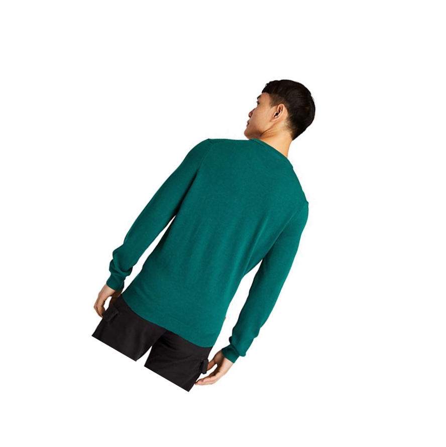 Timberland Cohas Brook Crewneck Pulóverek Férfi Zöld | HU-138DPNV