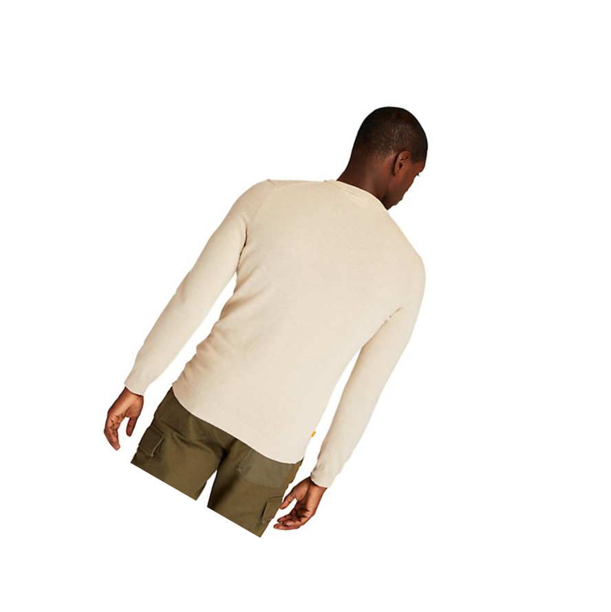 Timberland Cohas Brook Crewneck Pulóverek Férfi Fehér | HU-513BRFT