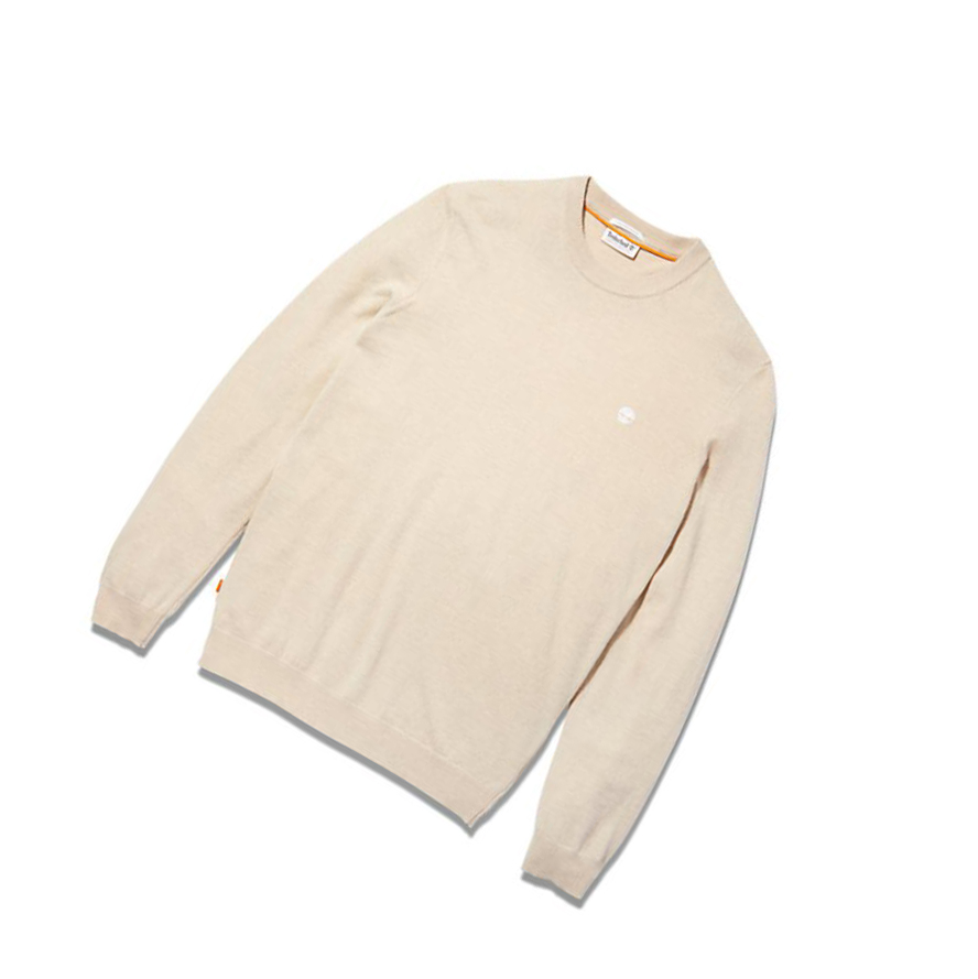 Timberland Cohas Brook Crewneck Pulóverek Férfi Fehér | HU-513BRFT