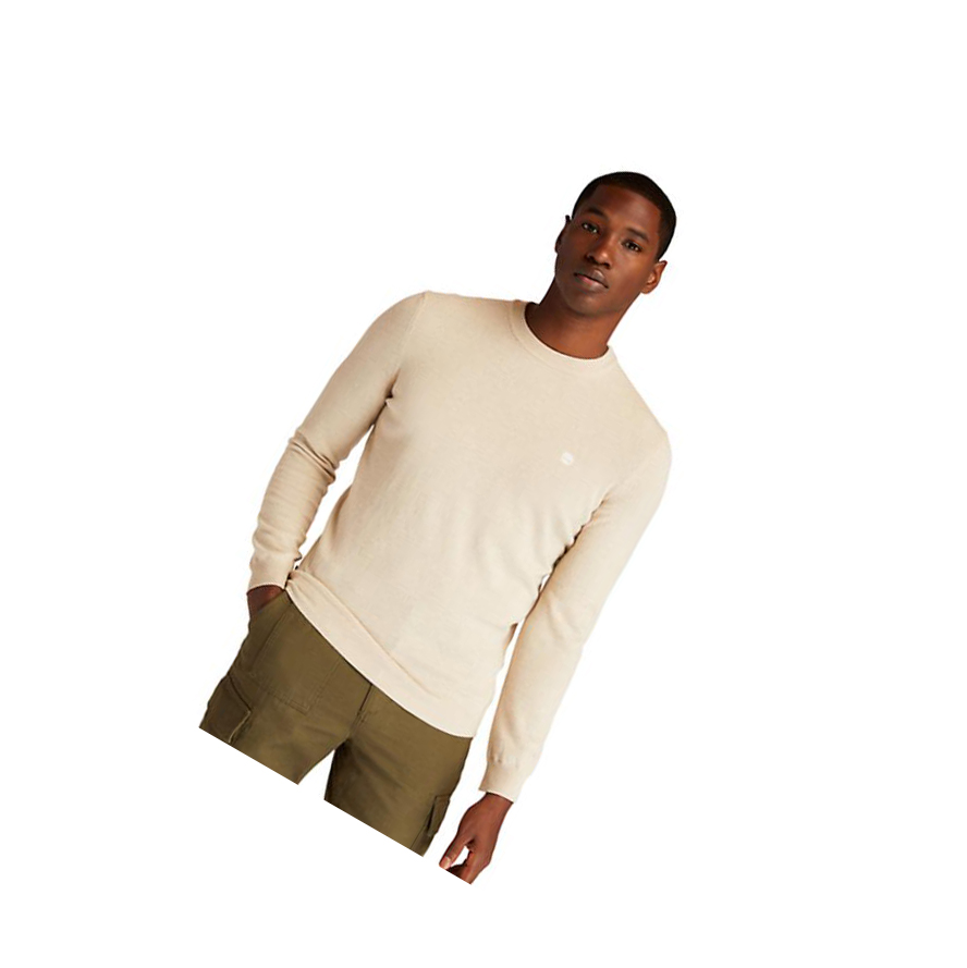 Timberland Cohas Brook Crewneck Pulóverek Férfi Fehér | HU-513BRFT