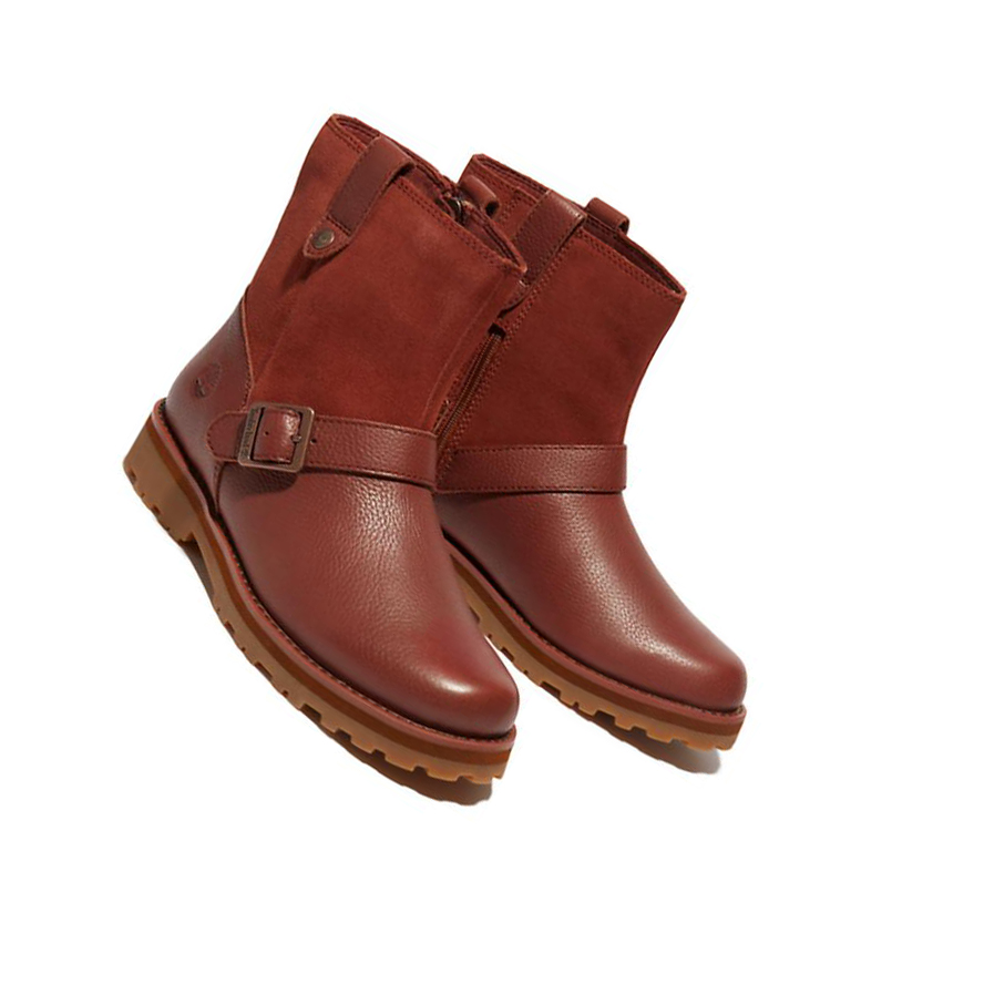 Timberland Courma Kid Side-zip Téli Túrabakancs Gyerek Barna | HU-129NDRM