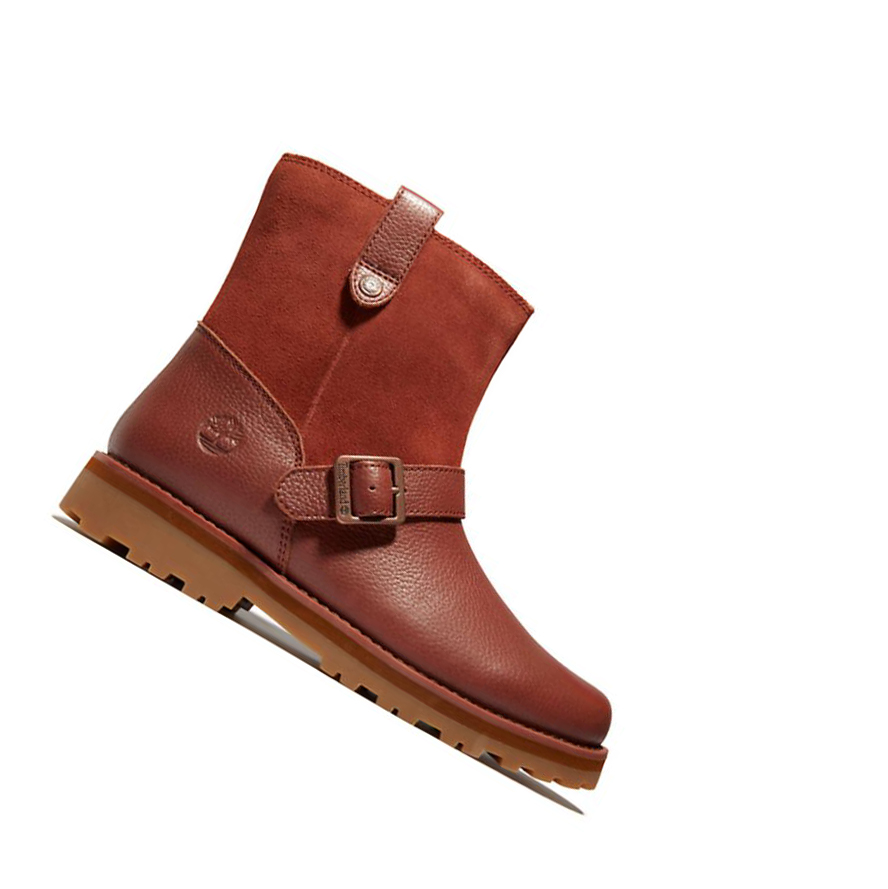 Timberland Courma Kid Side-zip Téli Túrabakancs Gyerek Barna | HU-129NDRM