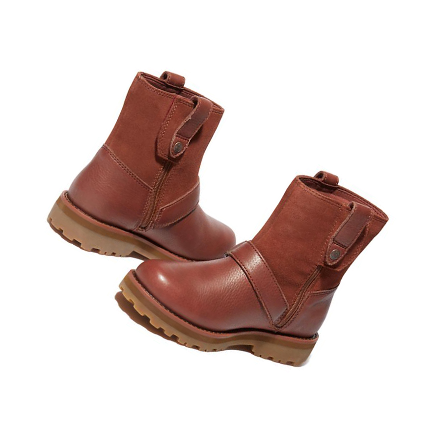 Timberland Courma Kid Side-zip Téli Túrabakancs Gyerek Barna | HU-216KVRF