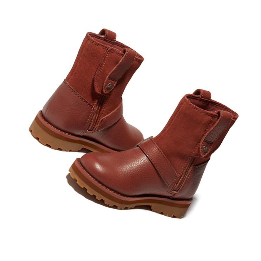 Timberland Courma Kid Side-zip Téli Túrabakancs Gyerek Barna | HU-794VTWY