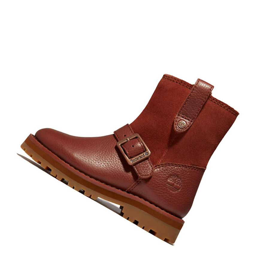 Timberland Courma Kid Side-zip Téli Túrabakancs Gyerek Barna | HU-794VTWY