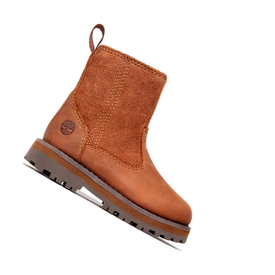 Timberland Courma Kid Warm Original 6-inch Boots Gyerek Barna | HU-347XNCI