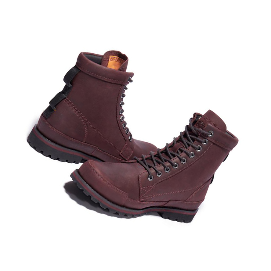 Timberland Eredeti Original 6-inch Boots Férfi Bordó | HU-198GCQW