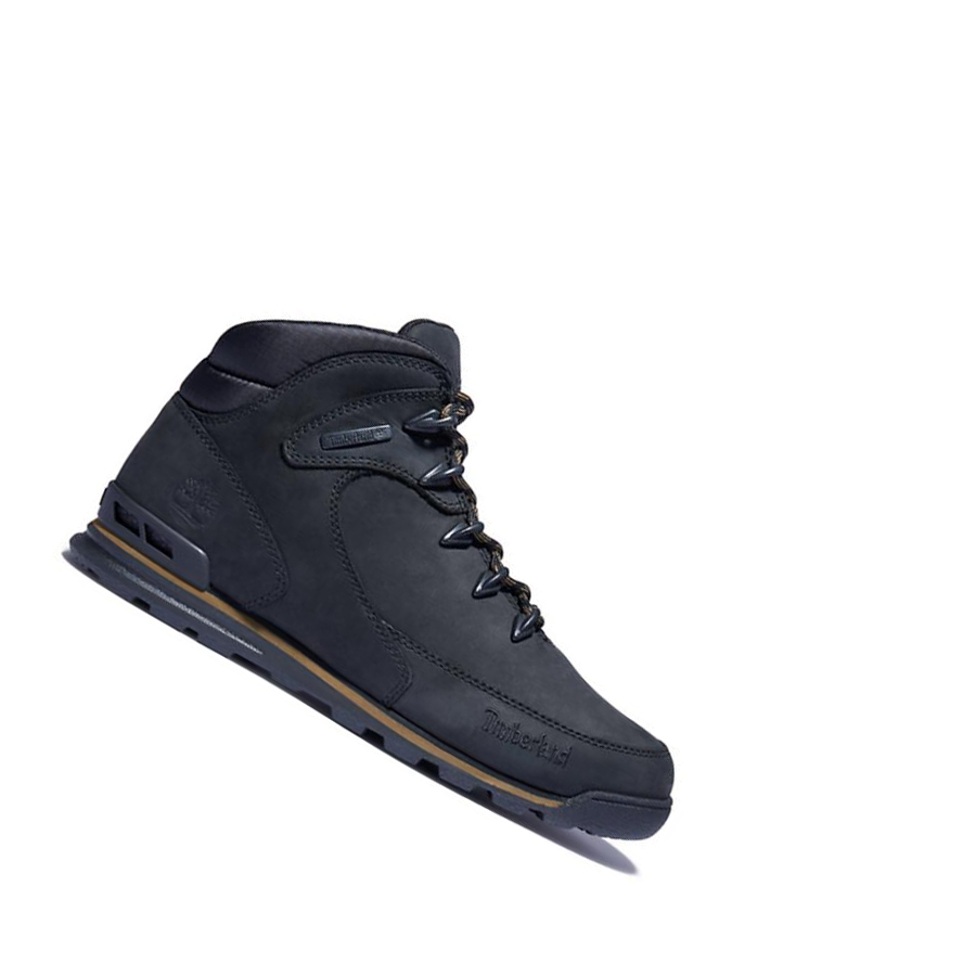 Timberland Euro Rock Mid Hiker Túrabakancs Férfi Fekete | HU-859OSFB