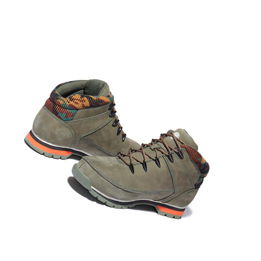 Timberland Euro Sprint Hiker Túrabakancs Férfi Zöld | HU-123EYKX