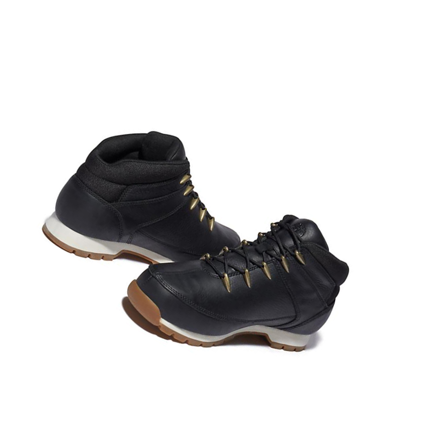 Timberland Euro Sprint Hiker Túrabakancs Férfi Fekete | HU-243MJSB