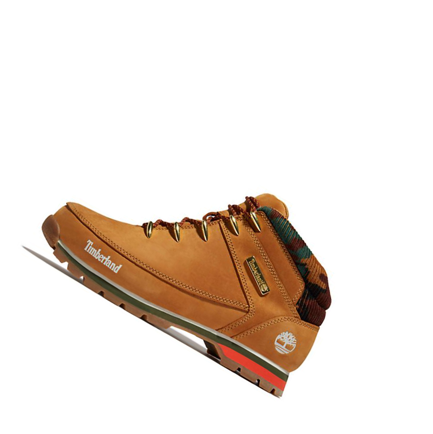 Timberland Euro Sprint Hiker Túrabakancs Férfi Sárga | HU-348QKSV