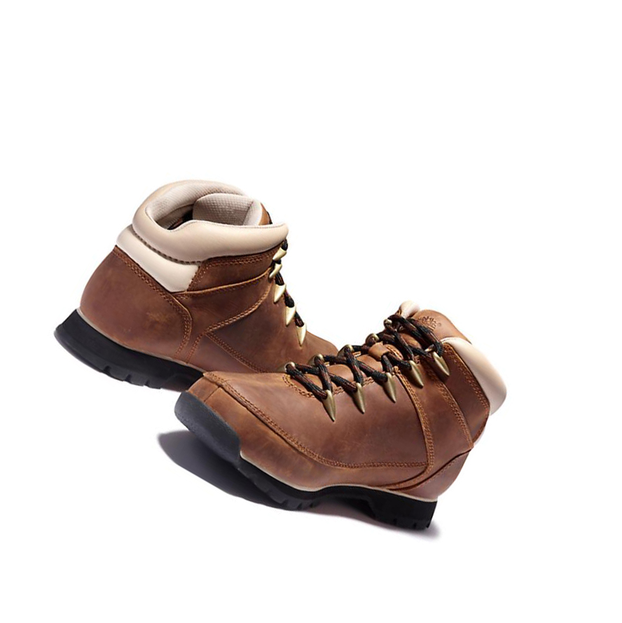 Timberland Euro Sprint Hiker Túrabakancs Férfi Barna Fehér | HU-657IXOH