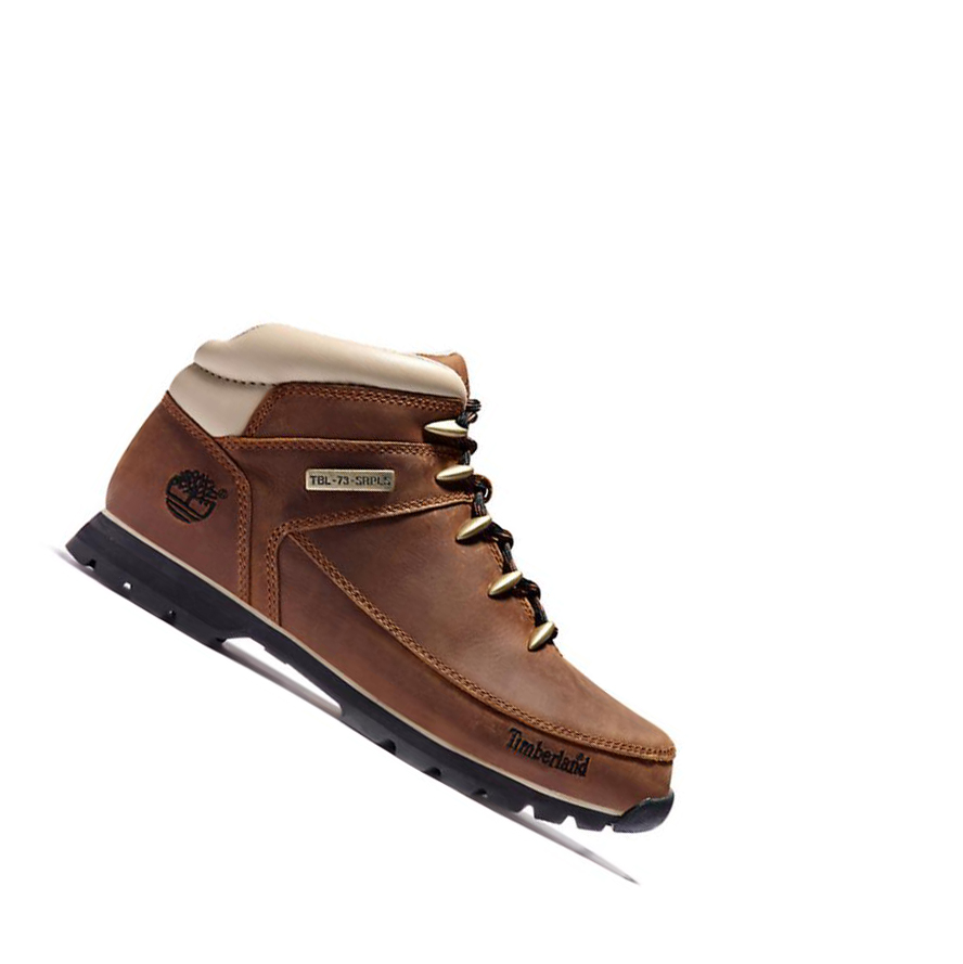 Timberland Euro Sprint Hiker Túrabakancs Férfi Barna Fehér | HU-657IXOH