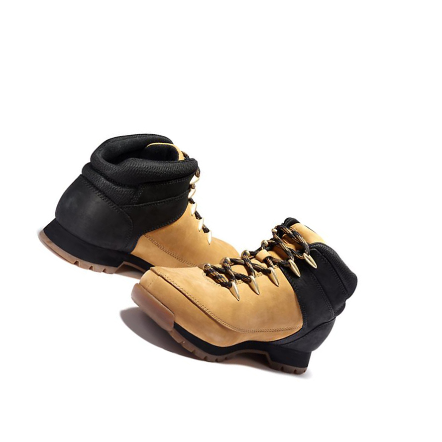 Timberland Euro Sprint Hiker Túrabakancs Férfi Sárga Fekete | HU-860UGWK