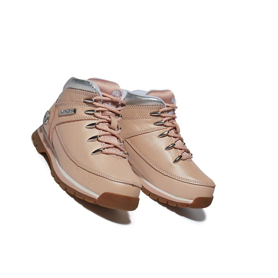 Timberland Euro Sprint Mid Hiker Chukka Bakancs Gyerek Világos Rózsaszín | HU-859IOTH