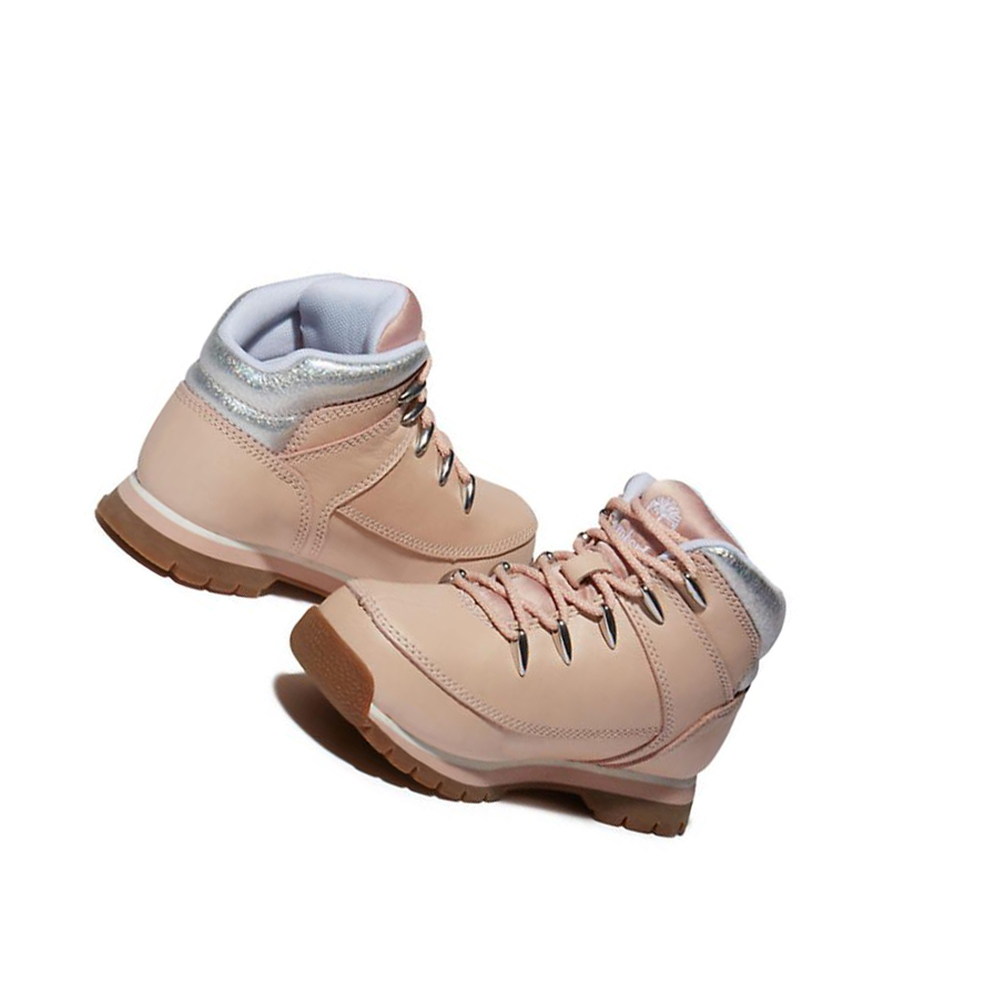 Timberland Euro Sprint Mid Hiker Chukka Bakancs Gyerek Világos Rózsaszín | HU-859IOTH