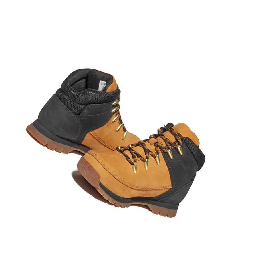 Timberland Euro Sprint Mid Hiker Túrabakancs Gyerek Sárga Fekete | HU-183NCRP