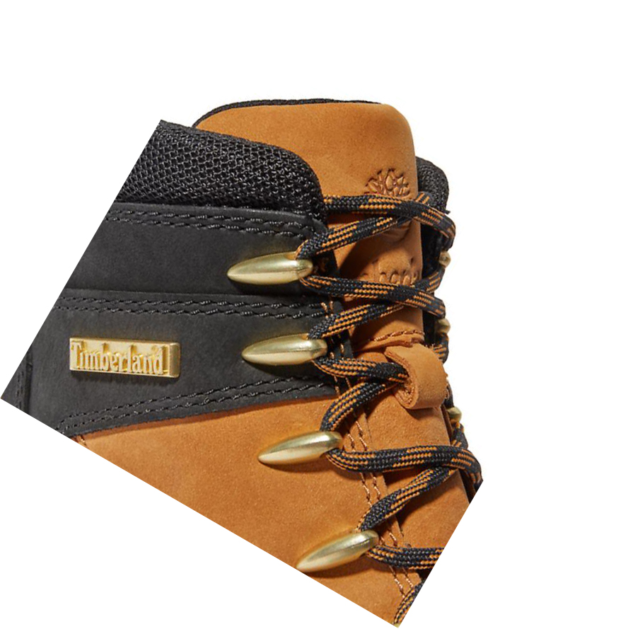 Timberland Euro Sprint Mid Hiker Túrabakancs Gyerek Sárga Fekete | HU-183NCRP