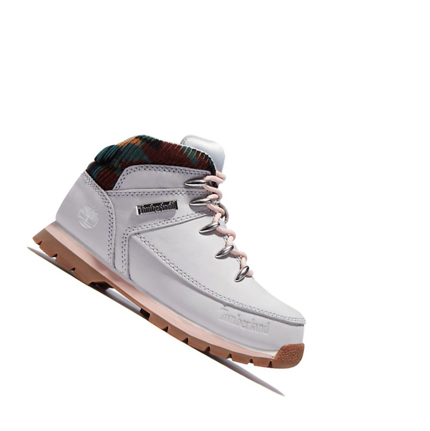 Timberland Euro Sprint Mid Hiker Túrabakancs Gyerek Világos Szürke | HU-596QONR