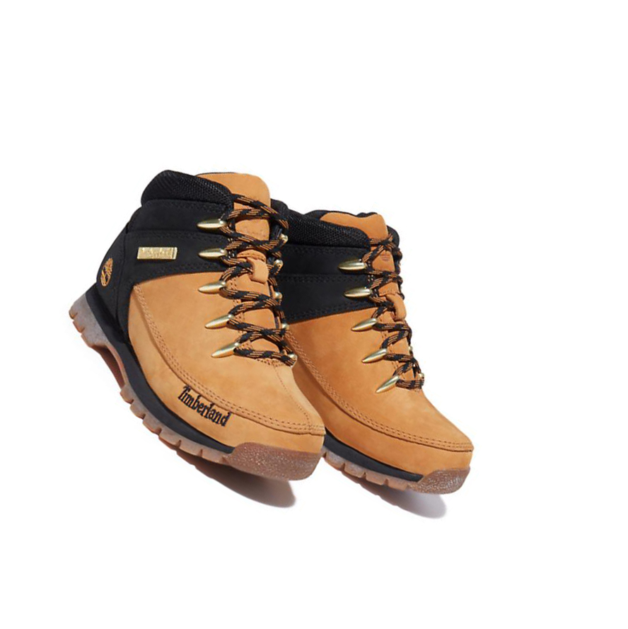 Timberland Euro Sprint Mid Hiker Túrabakancs Gyerek Sárga | HU-693TJFK