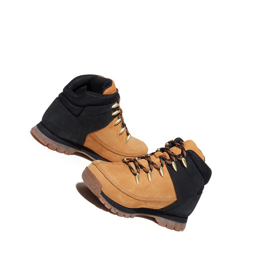 Timberland Euro Sprint Mid Hiker Túrabakancs Gyerek Sárga | HU-693TJFK