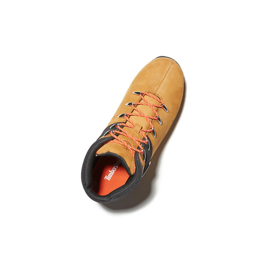 Timberland Euro Sprint Orange-laced Hiker Túrabakancs Férfi Sárga Fekete | HU-368DWRV