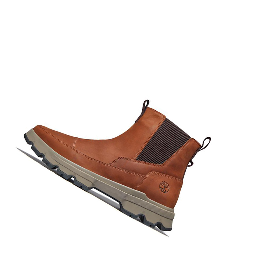 Timberland GreenStride™ TBL® Eredeti Ultra Chelsea Bakancs Férfi Barna | HU-524UFRP