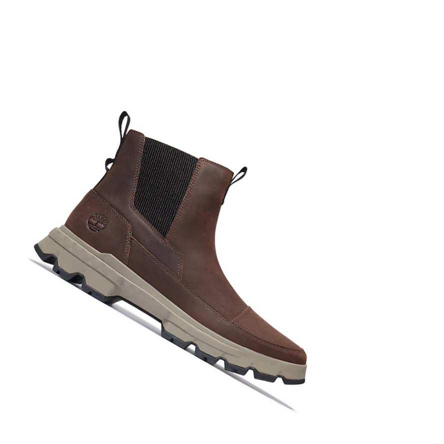 Timberland GreenStride™ TBL® Eredeti Ultra Chelsea Bakancs Férfi Sötétbarna | HU-823THVW