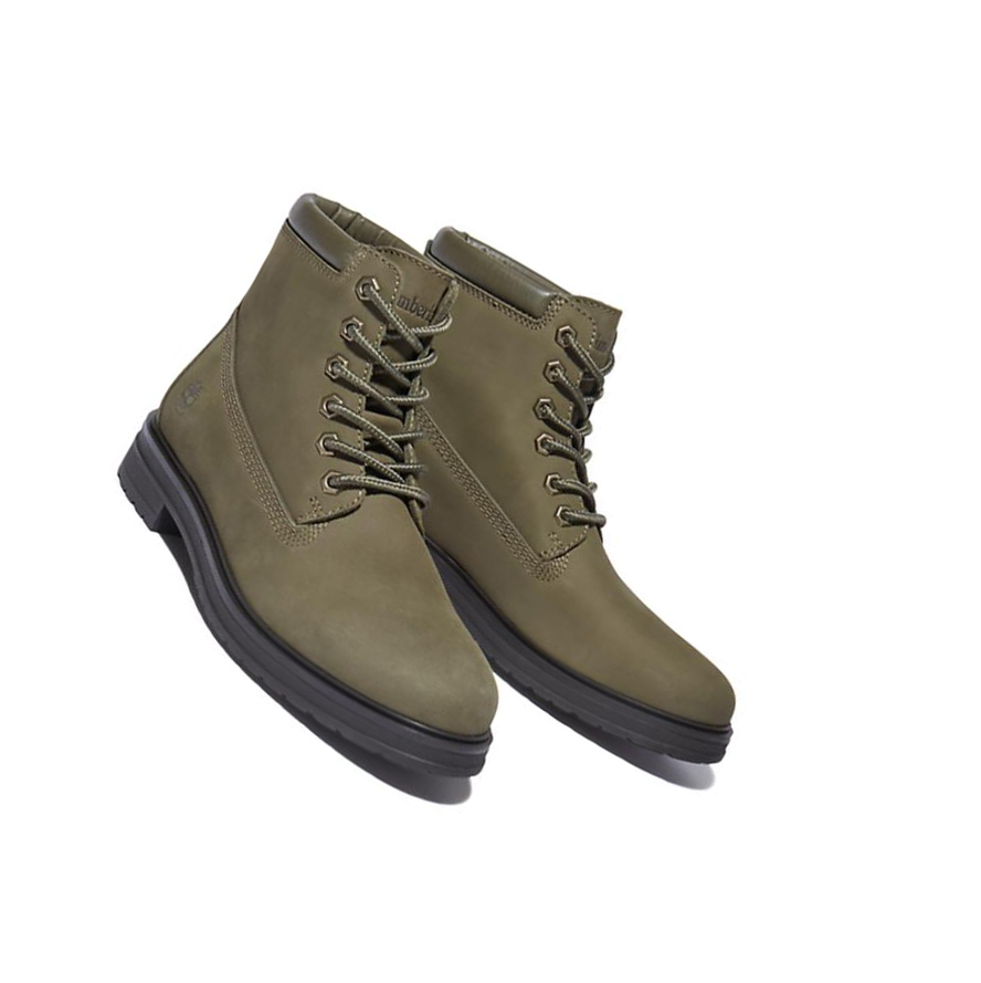 Timberland Hannover Hill Original 6-inch Boots Női Sötétzöld | HU-157FWQI