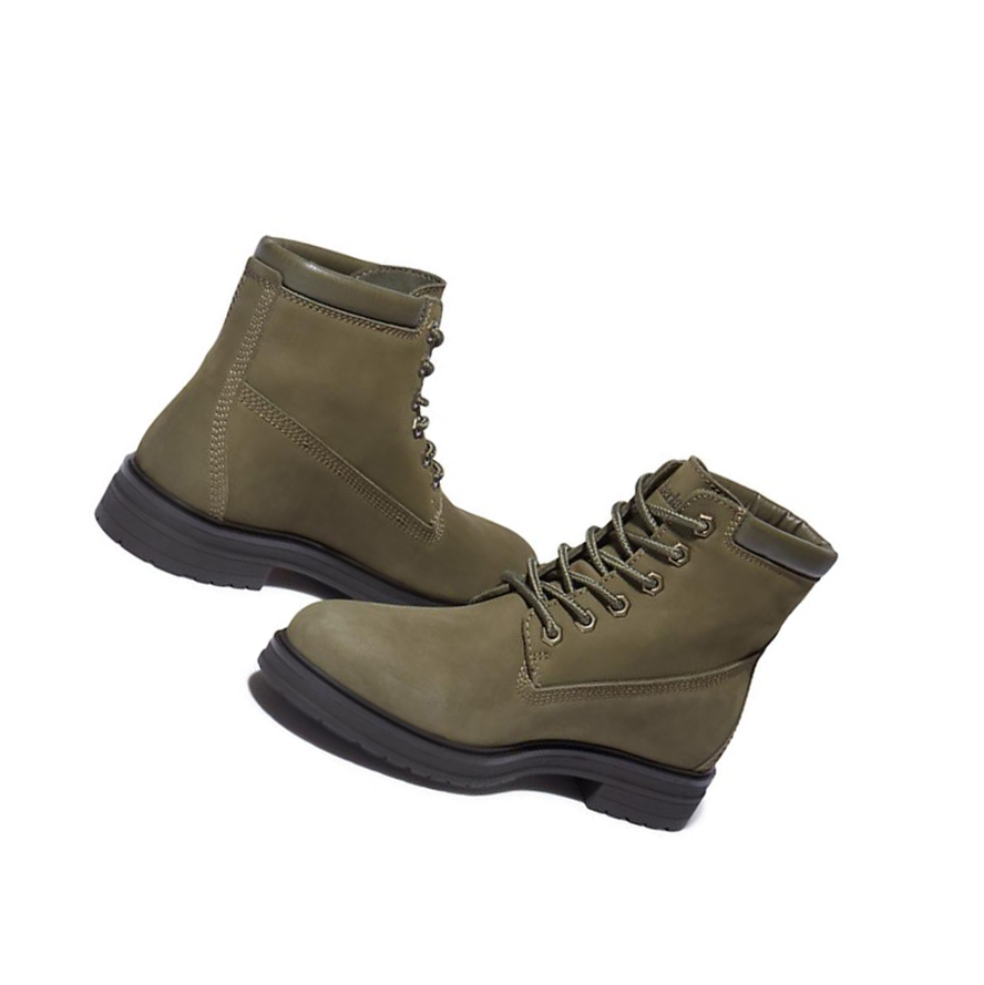 Timberland Hannover Hill Original 6-inch Boots Női Sötétzöld | HU-157FWQI