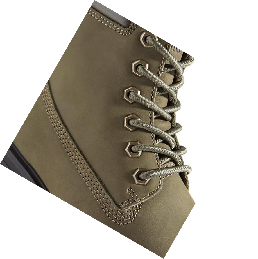 Timberland Hannover Hill Original 6-inch Boots Női Sötétzöld | HU-157FWQI