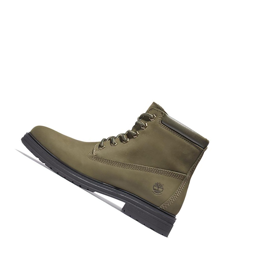 Timberland Hannover Hill Original 6-inch Boots Női Sötétzöld | HU-157FWQI