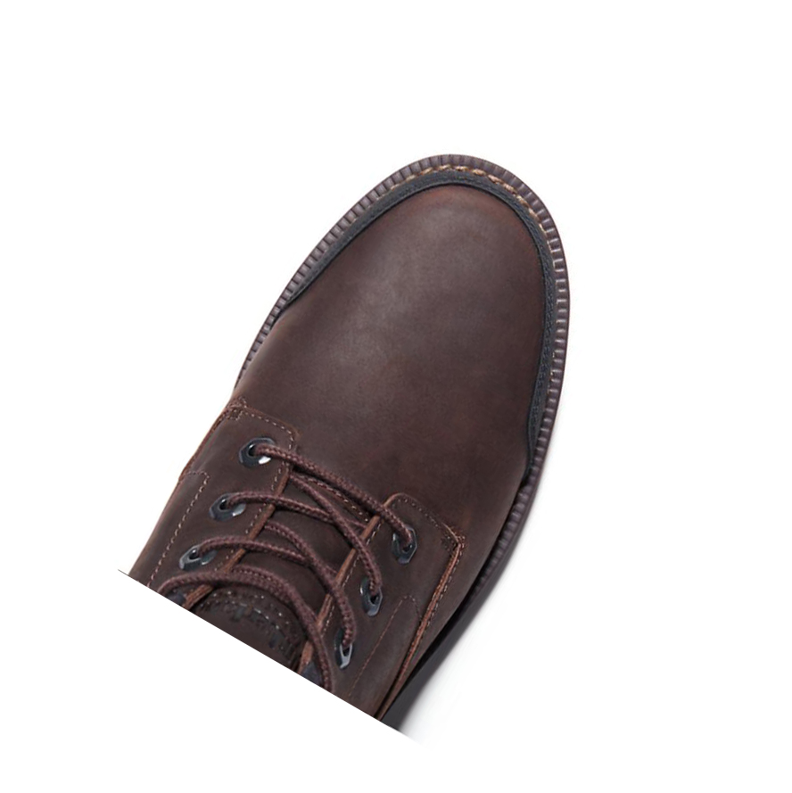 Timberland Larchmont Bélelt Chukka Bakancs Férfi Sötétbarna | HU-408BSXH