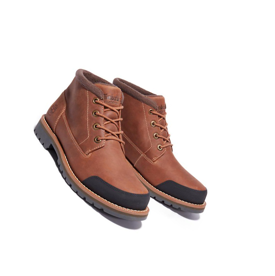 Timberland Larchmont Bélelt Chukka Bakancs Férfi Barna | HU-910DRNK