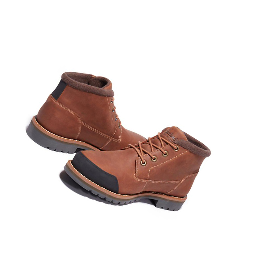 Timberland Larchmont Bélelt Chukka Bakancs Férfi Barna | HU-910DRNK