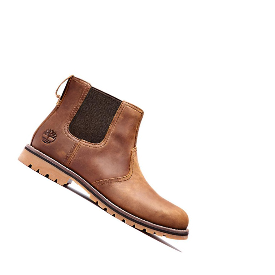 Timberland Larchmont Chelsea Bakancs Férfi Világos Barna | HU-406TZNM