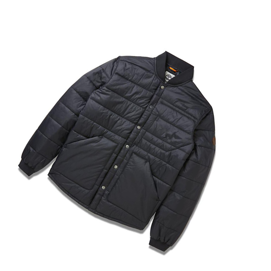 Timberland Mount Redington Bomber Quilted-Hibrid Kabát Férfi Fekete | HU-249ELQJ