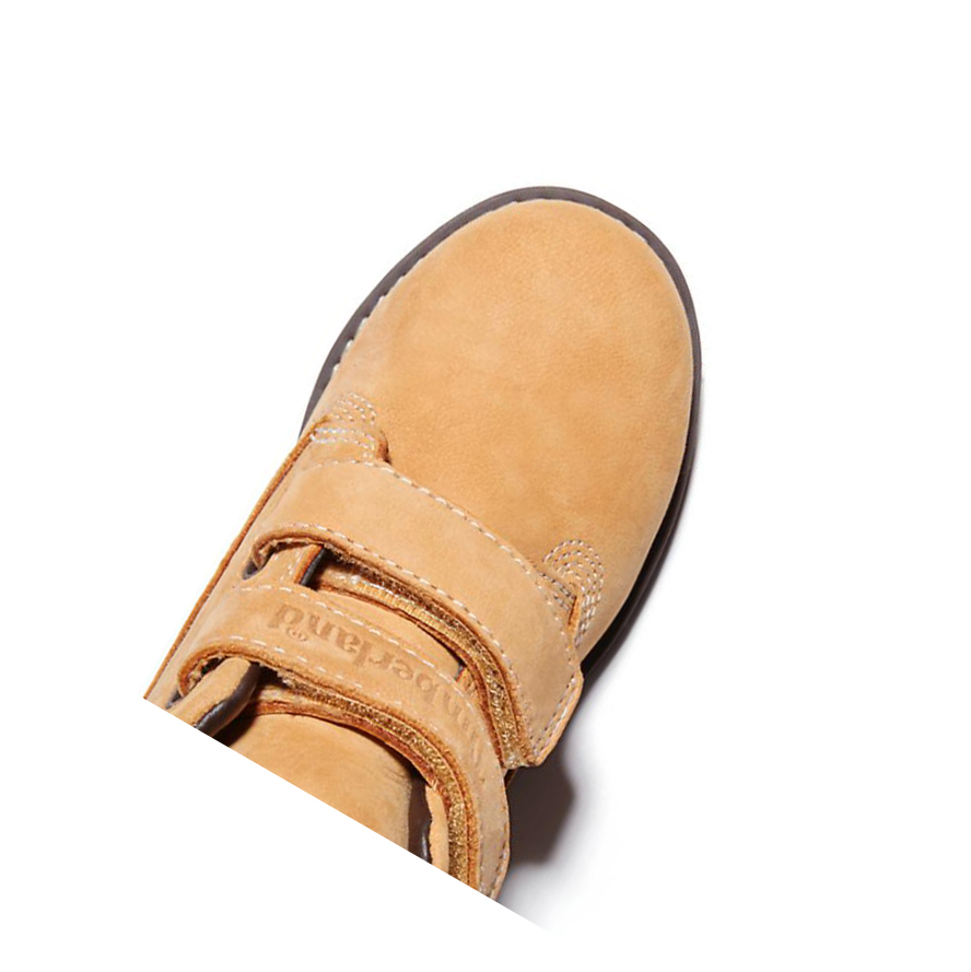 Timberland Pokey Pine Téli Chukka Bakancs Gyerek Sárga | HU-256ROAN