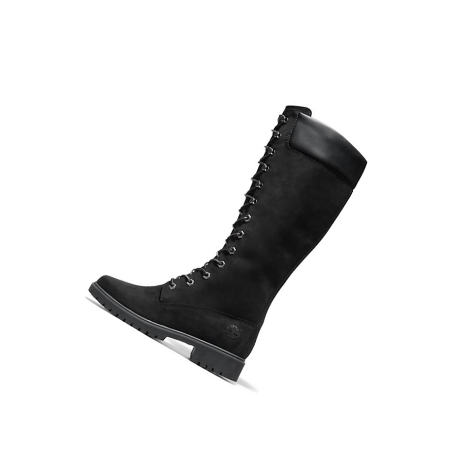 Timberland Premium14 Inch Téli Bakancs Női Fekete | HU-195JHVG