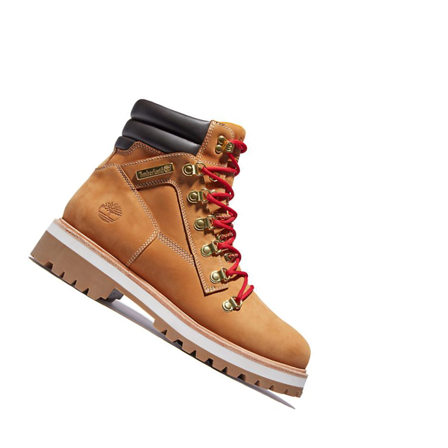 Timberland Premium Luxe Original 6-inch Boots Férfi Sárga | HU-568RCYW