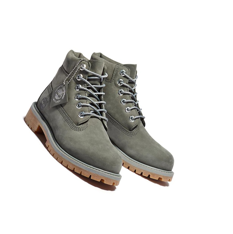 Timberland Premium Original 6-inch Boots Gyerek Sötétszürke | HU-013XLKV