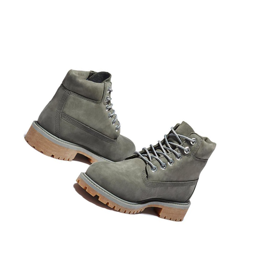 Timberland Premium Original 6-inch Boots Gyerek Sötétszürke | HU-013XLKV