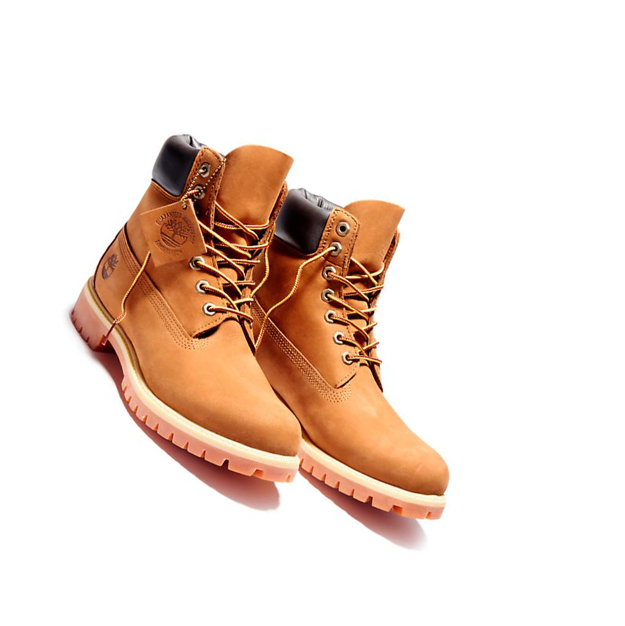 Timberland Premium Original 6-inch Boots Férfi Barna | HU-158FDTO