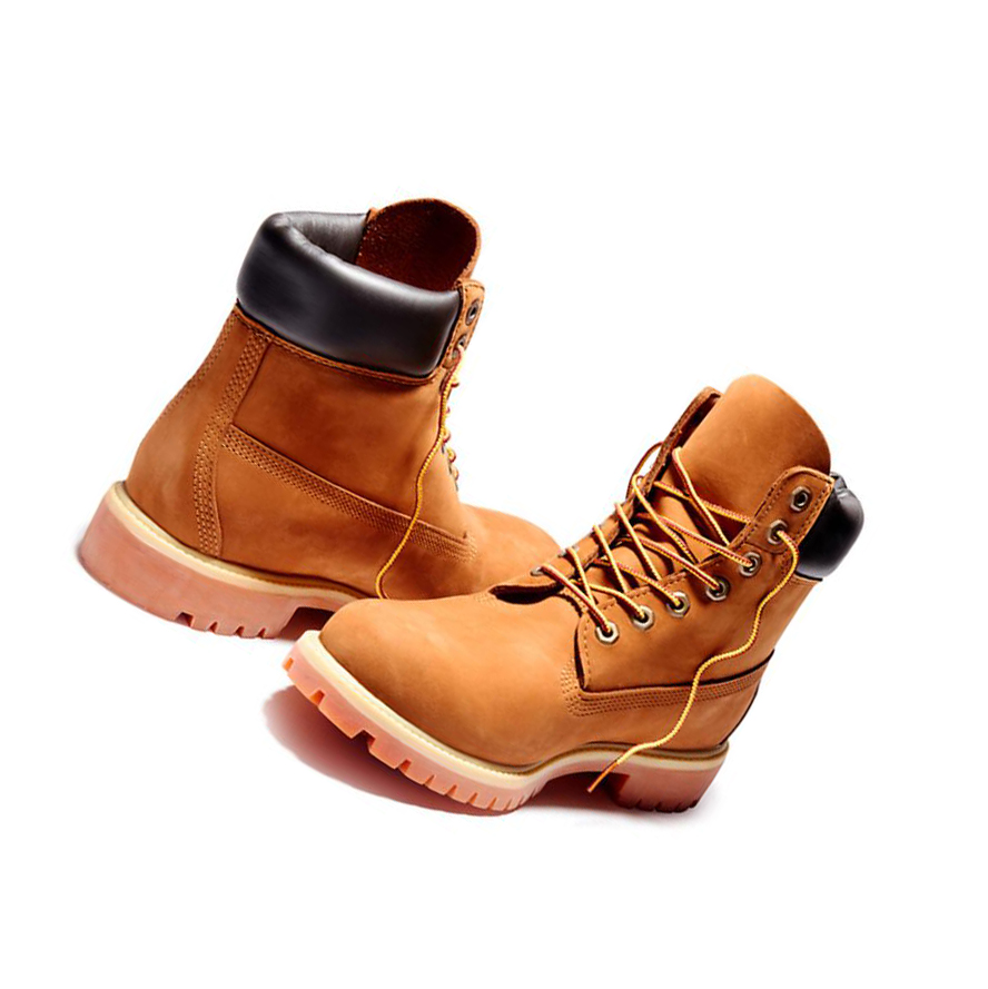 Timberland Premium Original 6-inch Boots Férfi Barna | HU-158FDTO